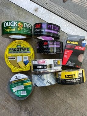 🌟 NEW 🌟 Misc Scotch, 3M, Frog and Duck Tape, brand new (9 rolls)
